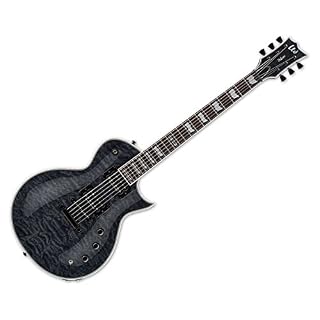 ESP LTD EC-1000 Piezo See Thru Blue – Modèles à Simple Pan Coupé - Les Beatles, Paul McCartney, John Lennon, RIngo Starr, George Harrison