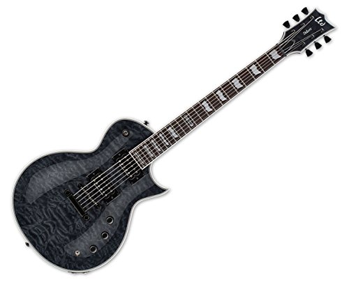 ESP LTD EC-1000 Piezo See Thru Blue – Modèles à Simple Pan Coupé - Les Beatles, Paul McCartney, John Lennon, RIngo Starr, George Harrison ESP LTD EC-1000 Piezo See Thru Blue - Modèles à Simple Pan Coupé