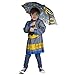 DC Comics Little Boy's Batman Character Slicker and Umbrella Rainwear Set, Gray Batman, Age 6-7