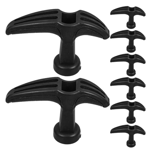 Abaodam Lot de 8 Poignées de Démarrage Robustes en Abs pour Tondeuse à Gazon et Débroussailleuse, Design Confortable et Construction Résistante Utilisation Facile