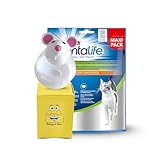 Cat Dental Treats Bundle Which Includes: Purina Dentalife Maxi Pack Chicken Flavour (140g) │ Cat Treats Biscuit │ Bundled with 1x Donny & Dev Dispenser Toy/Puzzle Feeder for Cats