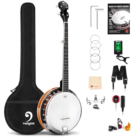 Vangoa Banjo 5 cordes avec kit Cover