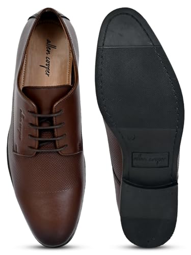 Image of Allen Cooper Leather Formal Shoes for Men