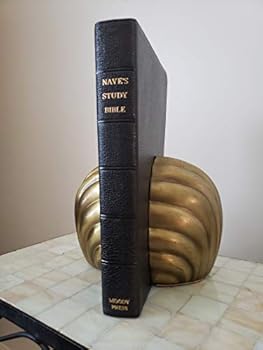 Leather Bound NAVE'S STUDY BIBLE KJV with Concordance Book