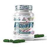 AS American Suplement | ANABOLIC POWER | 90 Cápsulas | Sabor Neutro | Anabolizante Natural | Ayuda a Aumentar tu Masa Muscular | Enriquecido con Ginkgo Biloba