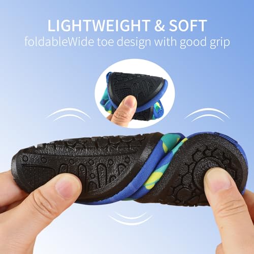 Kids Boys Girls Toddler Water Shoes,Beach Swim Non Slip Quick Dry,Barefoot Sports Aqua Socks Fast Dry for Sports Outdoor4