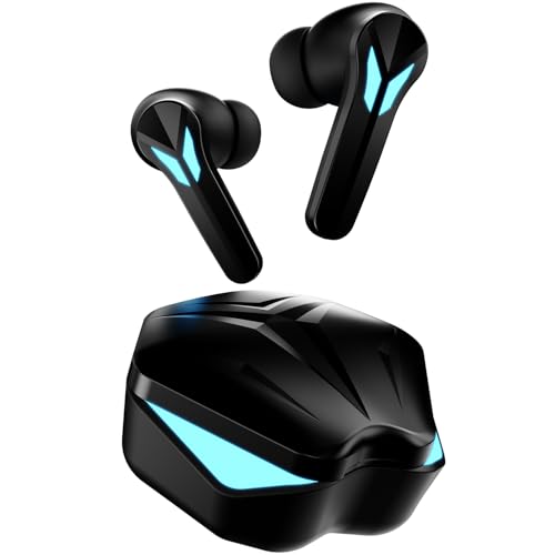Fire-Boltt Aero Shadow TWS Earbuds Custom EQ, RGB Lights, Wireless Bluetooth 5.4, Music & App Support, 50H Playtime, Fast Charging Case, 50ms Low Latency for Gaming, Touch Controls - Onyx Black