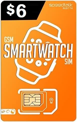 Padfender SpeedTalk Mobile Smart Watch SiM Card | 3 in 1 SIM Card | GSM 5G 4G LTE - Smartwatches, Kids Smartwatch and Wearables