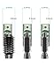 Hair Blow Dryer Brush, Salon Styler, Hot Air Hair Dryer and Volumizer Kit with Three Interchangeable Barrels | Replacement Parts Orderable