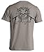 Born of Water Spearfishing/Scuba Diving T-Shirt: Skull & Spearguns