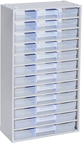 Allit VarioPlus 464800 Kleinteilemagazin Prom 57/36 (B x H x T) 300 x 565 x 140 mm Silber transparent