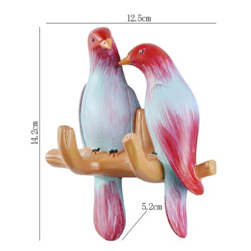Accroche clé mural oiseau en résine pour une entrée toujours ordonnée