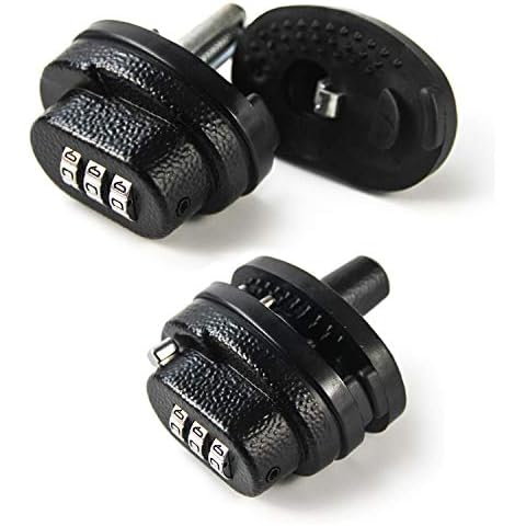 GUGULUZA Waffenschloss Abzugschloss 3-Ziffern Kombination Stahl, 2 Stück Cover