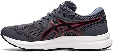 ASICS Men's Gel-Contend 7 Running Shoes, 12, Carrier Grey/Classic RED