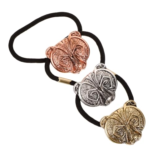 HOLIDYOYO 3個創 ヘ 性のあるポニーテー ルダー ティーン ヘア 髪飾り やお出