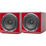 Avantone Pro Active MixCube Powered Full-Range 60W Mini Reference Stereo Monitor, Red, Pair