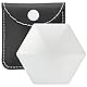 FILFEEL Flip Toy, Fingerspitzen-Gyro-Desktop-Flip-Metalldekompressor, Taschenspielzeug Lindert Ermüdungsstress, Metall-Fingerspitzen-Spinnspielzeug, Silber(Hexagon)