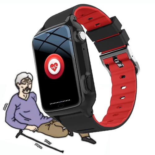 Montre intelligente senior avec détecteur de chute automatique et localisation GPS