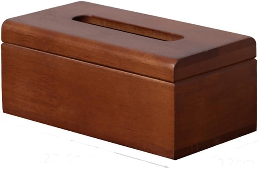 Wooden Tissue Box Walnut Color News Chinese Household Paper Drawer Restaurant Hotel Vintage Living Room