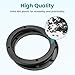 NuIth Universal 6.5 inch Car Door Speaker Mounting Ring Spacer Adapter
