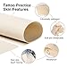 Tattoo Practice Skin with Transfer Paper, Urknall 30PCS Fake Skin and Tracing Paper Kit Including 10PCS Double Sided Skin and 20PCS Stencil Paper for Tattoo Practice Tattoo Supplies