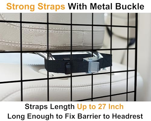 image for NOAMOO Dog Car Barrier for SUVs, Van, Vehicles, Adjustable Large Pet B