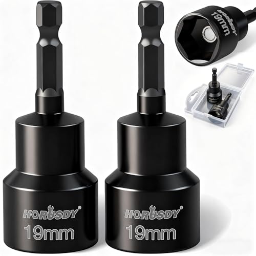 HORUSDY 2-Pieces RV Leveling Scissor Jack Socket Drill Adapter