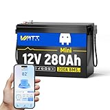 WattCycle 12V 100Ah LiFePO4 Battery, BCI Group 24, 15000 Deep Cycles, 100A BMS, Low-Temperature Protection, 1280Wh - Perfect for RVs, Golf Cart, Marine, Home Energy, Solar Off-Grid Systems