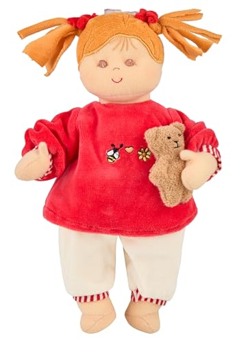 Muñeca Magdalena Sterntaler con sonajero integrado para bebé recién nacido desde 0 meses 33 cm 2