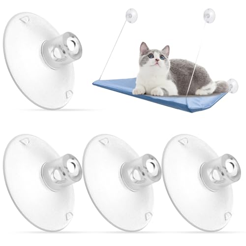 Vin Beauty 593732_1_IBZFYRDV 4 Pcs Cat Window Perch Suction Cup Large Replacement Clear Pvc Sucker Pads Powerful Suction Cups cover