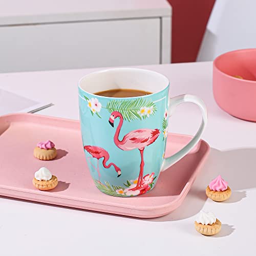Lanhong 12.5 Ounce Animal Mugs Bone Porcelain Coffee Tea Cup Animal Coffee Mug Cute Animal Cup Gift For Friend Dad Mom #TOP2