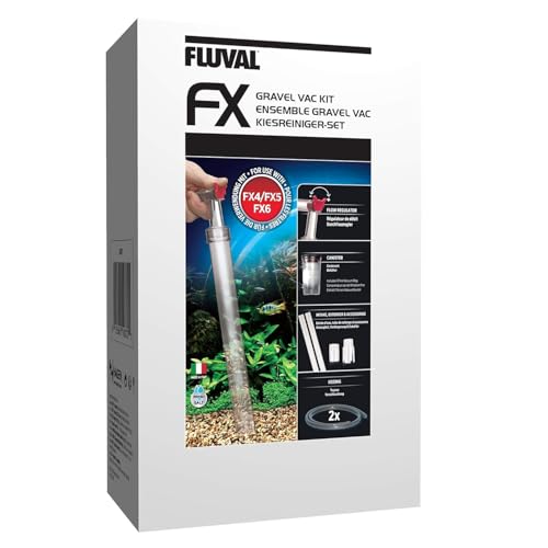 Fluval Gravel Cleaner Kit, A370, Black