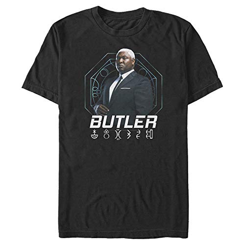 T-Shirt Disney Butler Hero Shot Noir XL vêtement mode geek pour homme