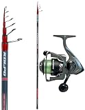 Kolpo Combo Canna Bolognese e Mulinello, Pesca con Galleggiante, 5,00 m, Carbonio Alto Modulo, Combacta BSS + Nanga