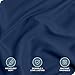 Bare Home Bedding Duvet Cover Oversized Queen Size - Premium 1800 Super Soft Collection - Lightweight, Cooling Duvet Cover - Soft Breathable (Oversized Queen, Dark Blue)