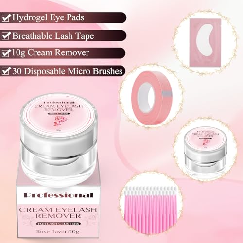 VIGORDER Lash Extension Remover 10g, Low Irritation & Fast Removal Lash Remover For Lash Extensions, Professional Salon Use - Thumbnail 3