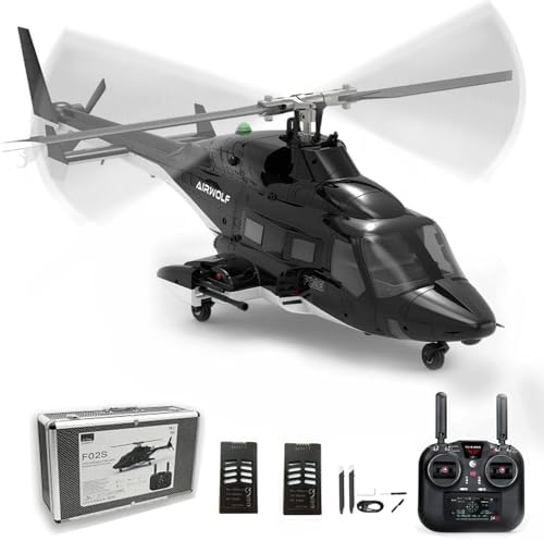 YUXIANG F02S Air-Wolf RTF RC Helicopter for Adult, with Telemetry...