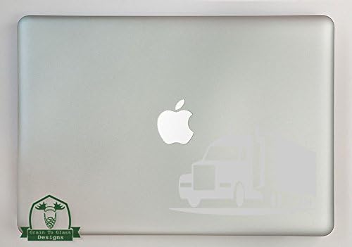 Miniatura 3 de Vinilo adhesivo semi camión para coche camión vidrio ventana portátil electrónica - 8" gris