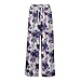 Kenvina Wide Leg Pants Women 2026 Summer Floral Print Boho Palazzo Pants Casual Flowy High Waist Lounge Trousers with Pockets