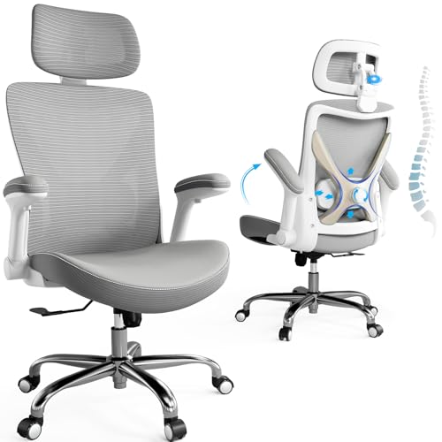 Ergalithic Office Home Ergonomic Desk Chair-Computer X-Shaped Chair Mesh PU