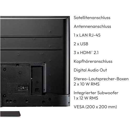 MEDION X15071 (MD 30922) 125,7 cm (50 Zoll) Fernseher (Android TV, 4K, Dolby Vision HDR, Dolby Atmos, Netflix, Prime Video, Smart TV, PVR) – Bild 5