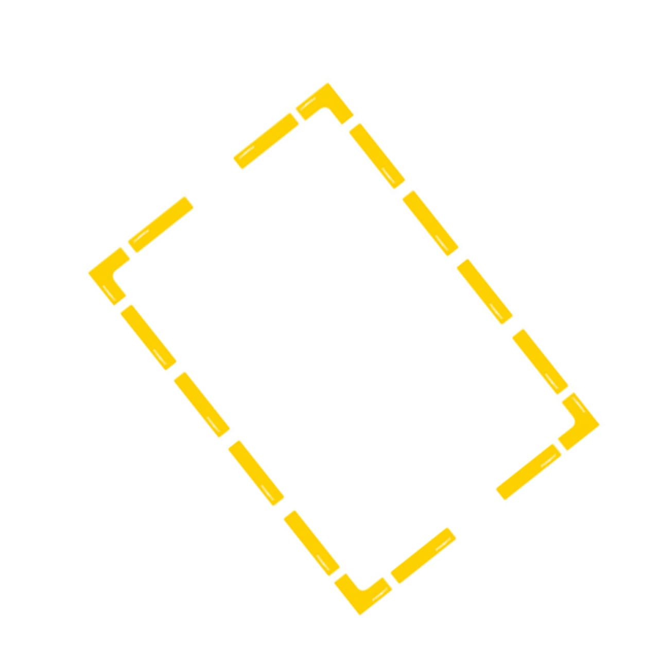Toddmomy 6 Piezas Marcadores De Cancha Pickleball Court Línea De La Cancha De Tenis Líneas De Marcador De Cancha Líneas De Marcador De Corte Etiqueta De Suministros Deportivos Pluma Mancha