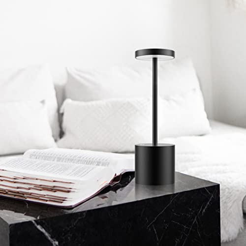 Jalvde Cordless Rechargeable Led Table Lamp, 10.25 Inches Portable Desk Lamps 5000 Mah Battery Powered Table Light Brightness For Restaurant Dining Table Reading Lamp #TOP2