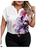SweatyRocks Women's Summer Plus Size Fashion Floral...