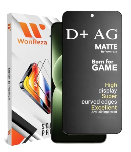 Image of Pack 1- Matte Screen Glass Protector for Realme 16 Pro 5G Matte Tempered Glass Edge to Edge [Anti-FingerPrint | Anti-Glare | Camera Cutout] - installation Kit