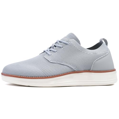 Men's Casual Shoes Knitted Breeze Mesh Oxfords Sneakers3