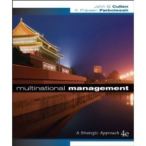 Multinational Management (Book Only) 0324545126 Book Cover