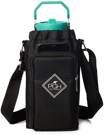 Bolsa para Academia Porta Garrafas Shoulder Bag com Bolso para Ce...