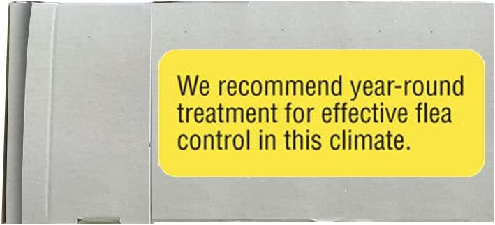 We Recommend Year-Round Medication Stickers, Doctor Stuff Veterinarian Stickers, 2-1/4" x 7/8", Fluorescent Yellow, 420/Roll, Tabbies Vet V-AN659