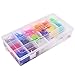 Produktbild Kögler 76176 - Loopies Loom Bänder, großes Set mit 1200 Ringen, 24 Verschlüssen und 2 Hakelnadeln, ca. 23 x 12,5 x 4,3 cm, für bunte Armbänder, Ketten und Anhänger